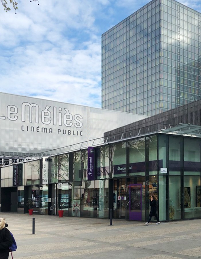 Le centre commercial Grand Angle et le quartier Cœur de Ville, face à la mairie de Montreuil